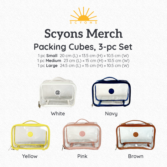 *PRE-ORDER* Scyons Packing Cube Set, 3pc